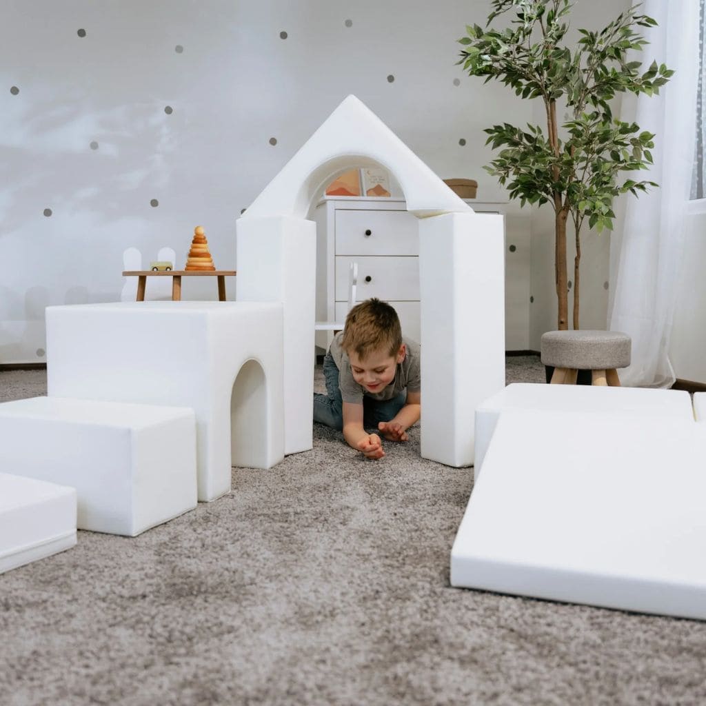 Ensemble de 10 Blocs de Mousse Soft Play  - White