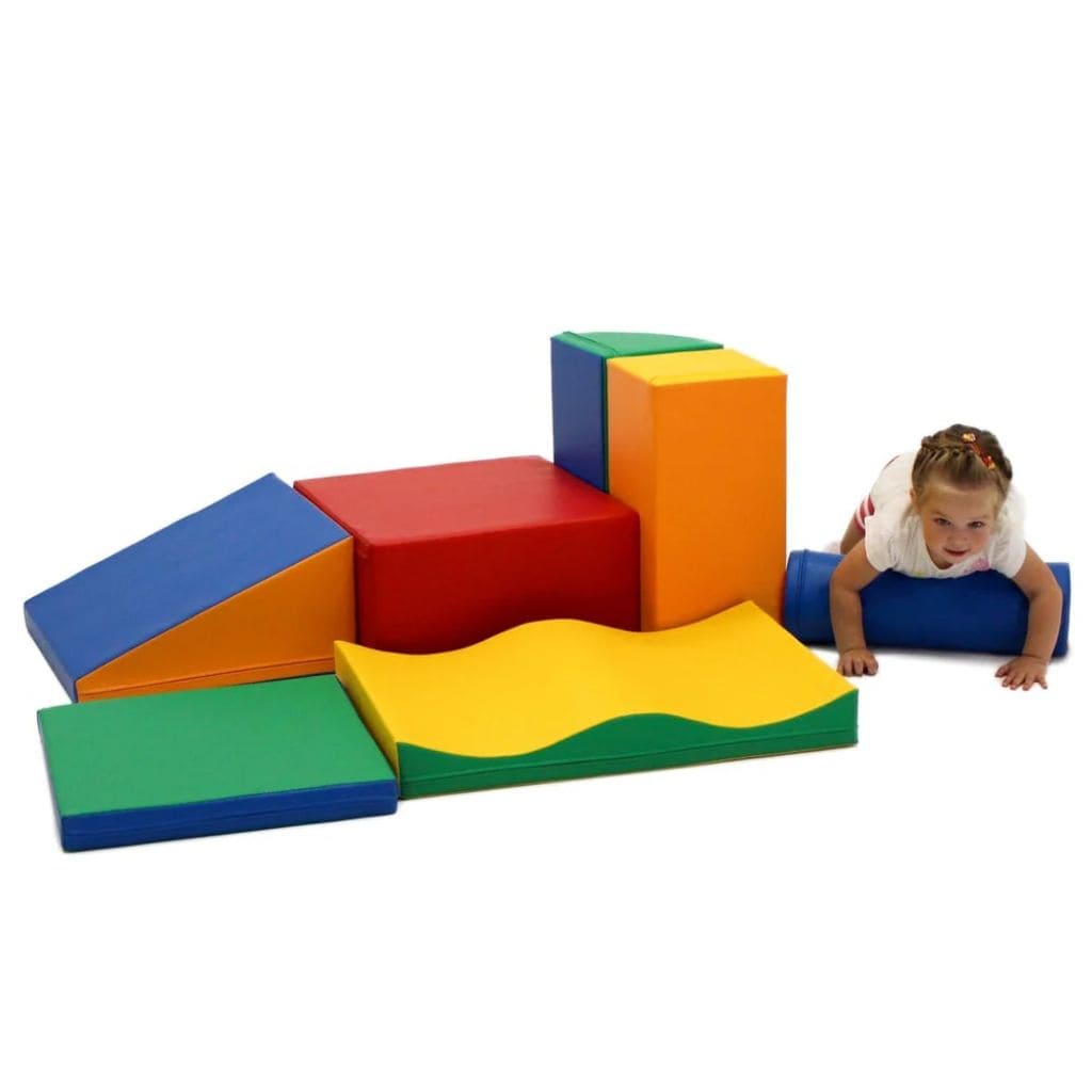 Ensemble de 7 Blocs de Mousse Soft Play- Multicolor