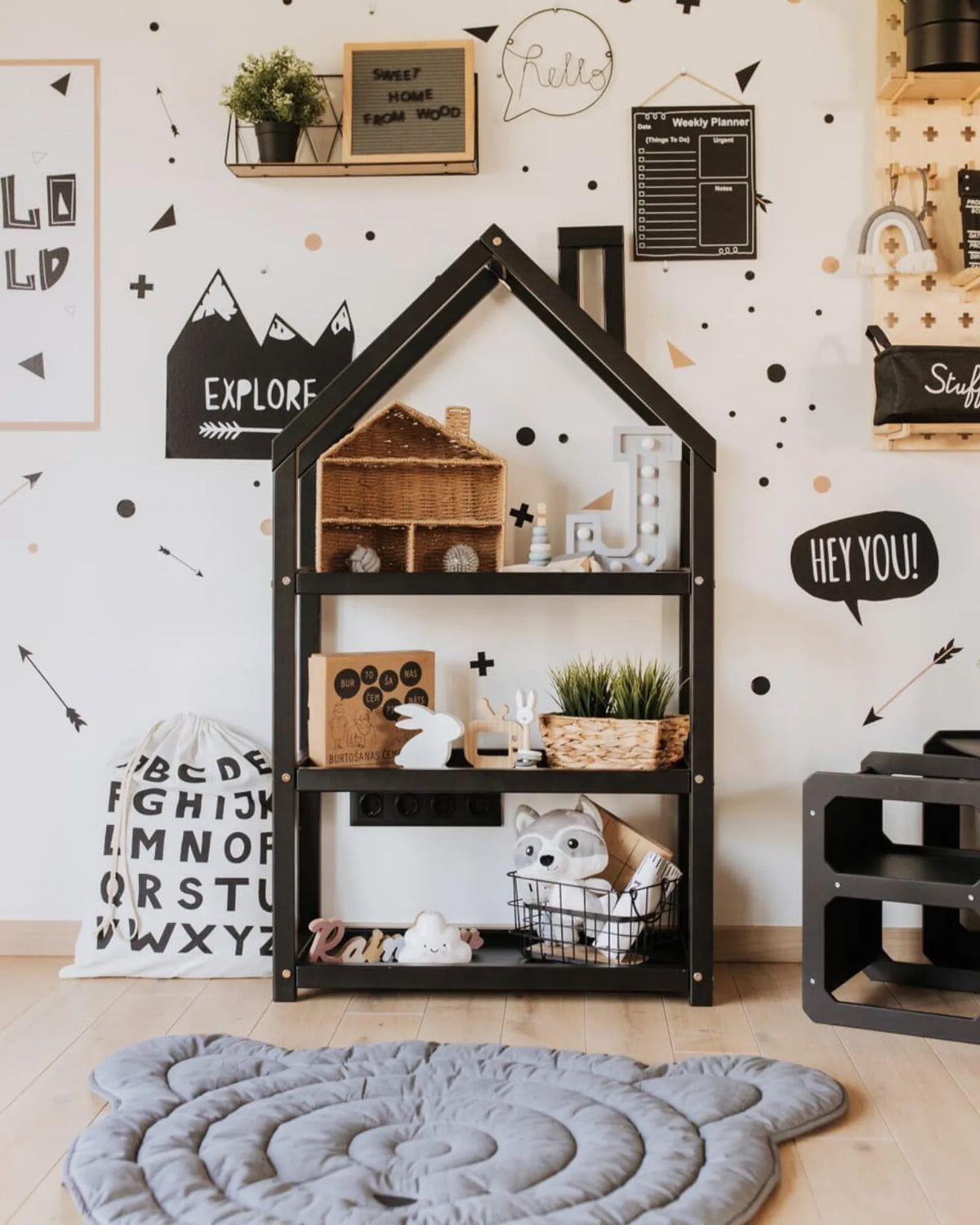 Étagère Maison Montessori en Bois — 68×140×33 cm – Montessori pour enfant – photo 3