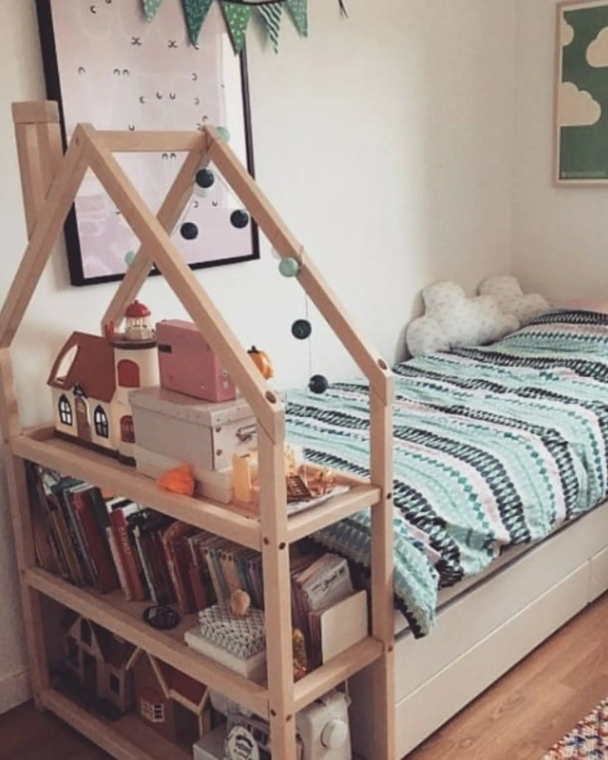 Étagère Maison Montessori en Bois — 68×140×33 cm – Montessori pour enfant – photo 9