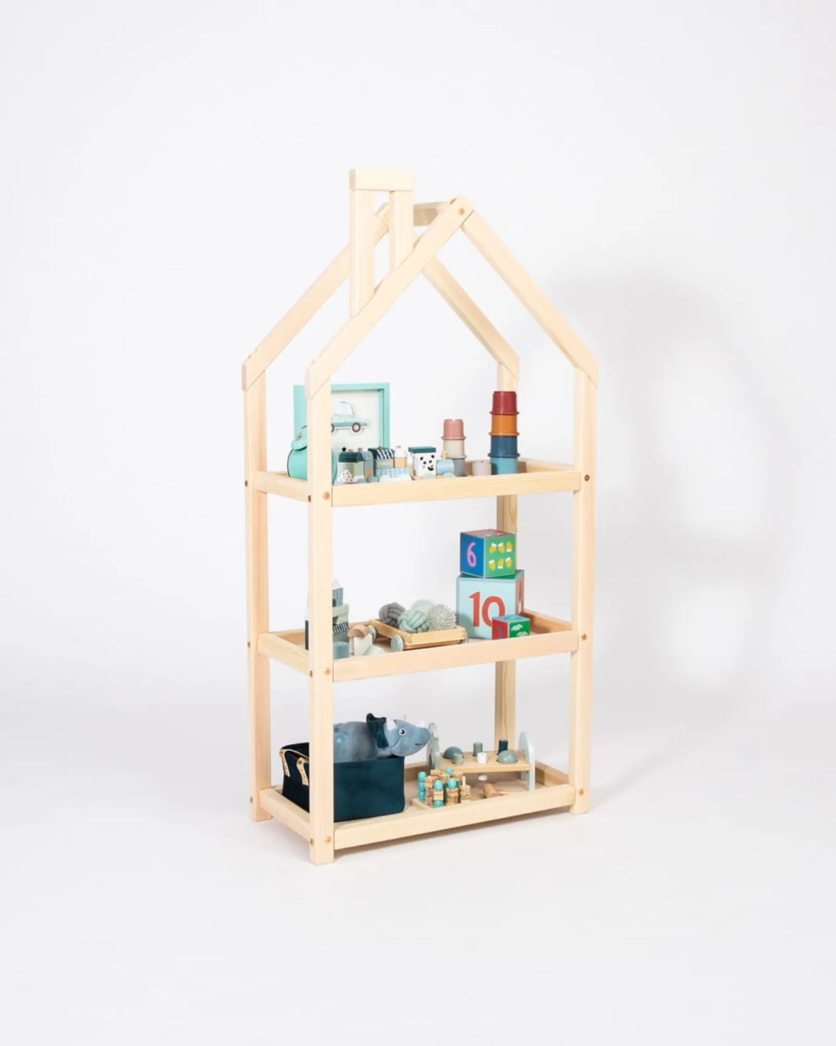 Étagère Maison Montessori en Bois — 68×140×33 cm – Montessori pour enfant – photo 12