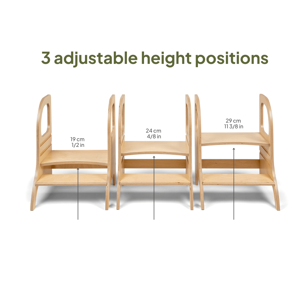 Marchepied Évolutif Montessori MIIMO® – 3 Hauteurs – Montessori pour enfant – photo 27