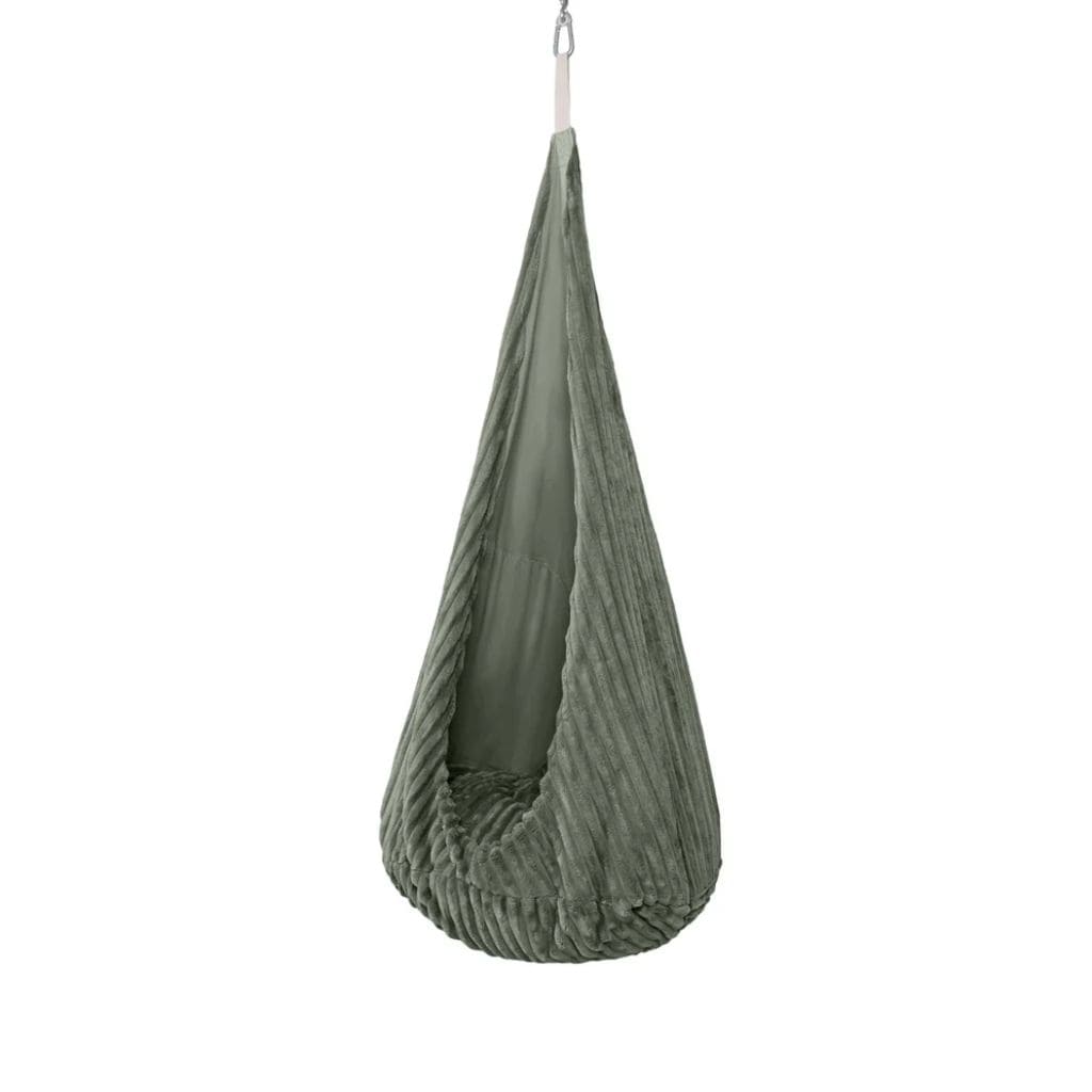 Fauteuil Suspendu Cocon pour Enfant - Churros Vert Sauge