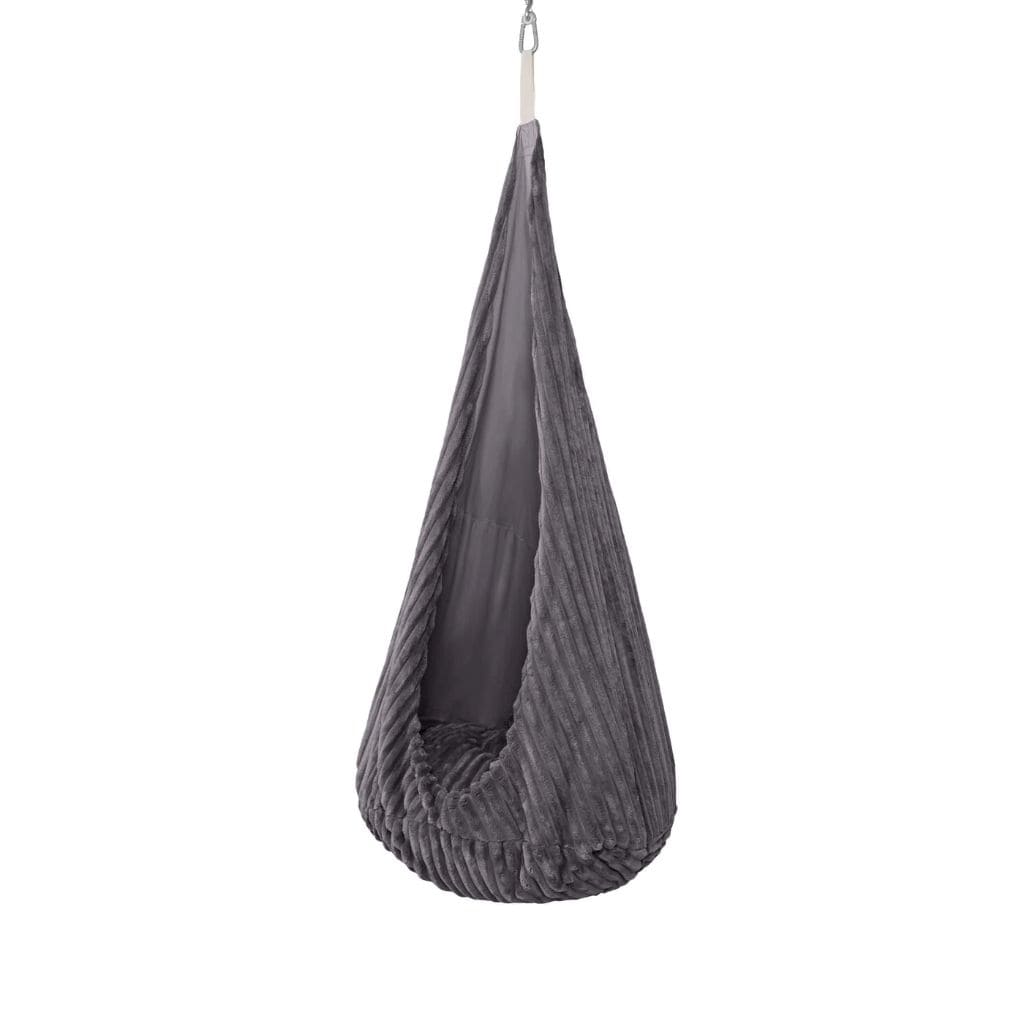 Fauteuil Suspendu Cocon pour Enfant - Churros Gris Jurassique