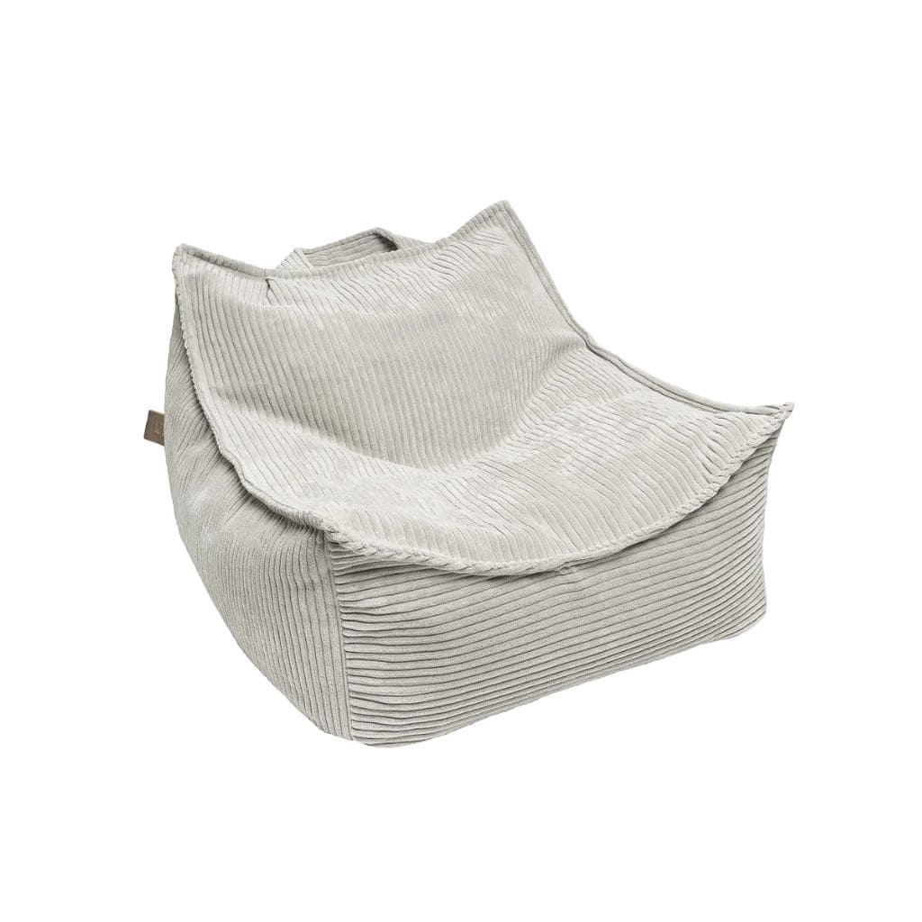 Fauteuil Pouf Bébé MeowBaby® en Velours Aesthetic – Ecru