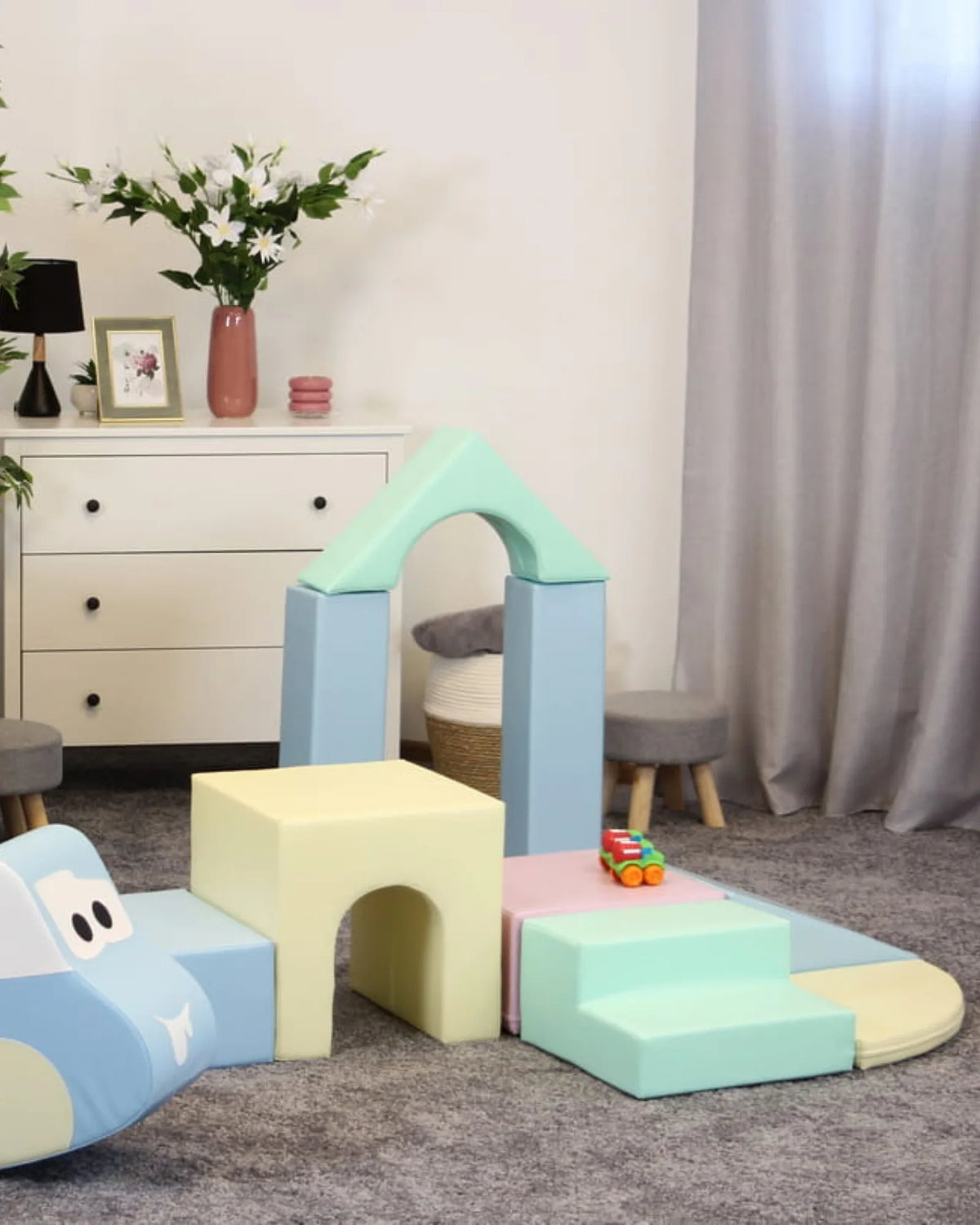 Grand Parcours de Motricité "Creativity" – Set 10 Blocs – Montessori pour enfant – photo 3