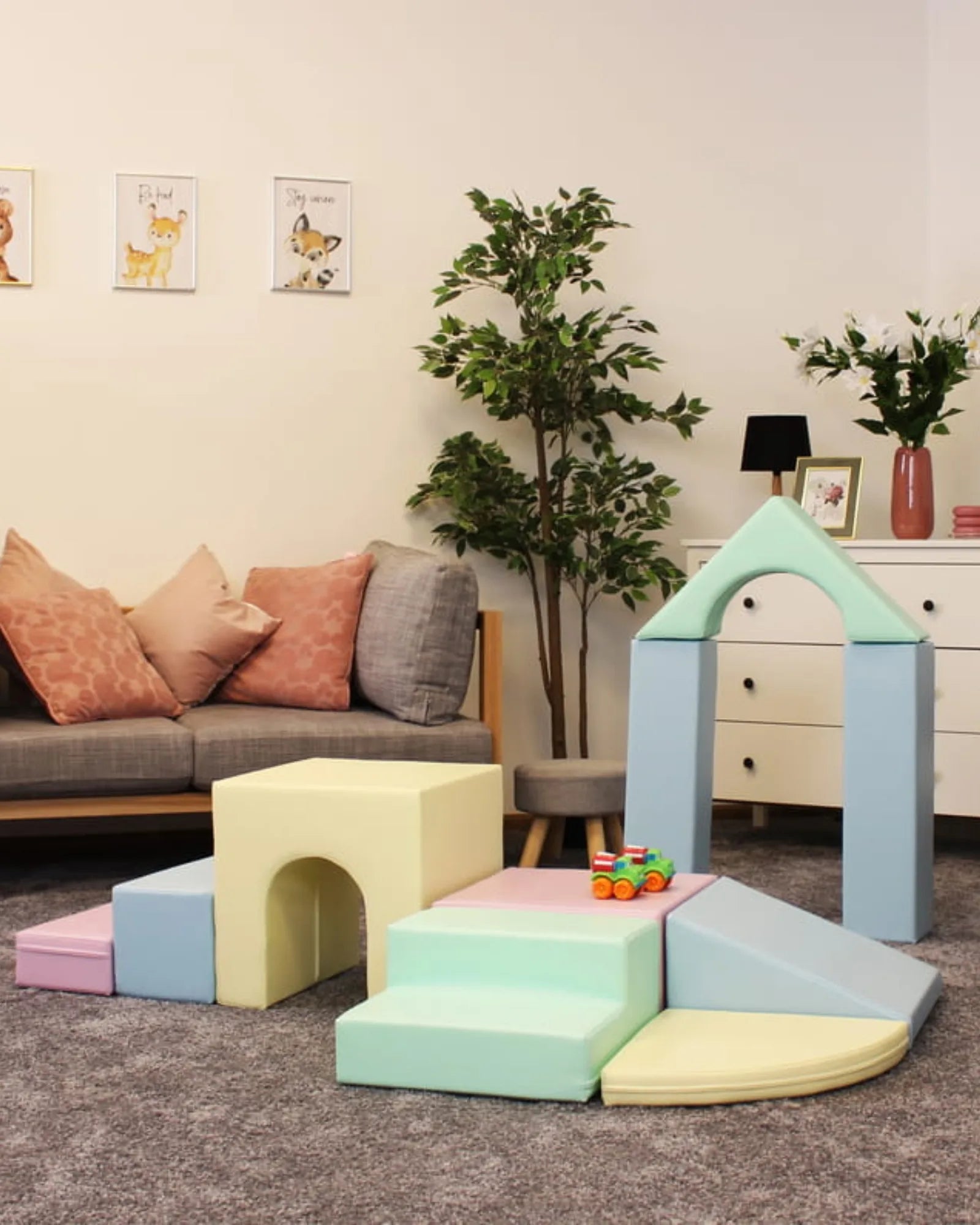 Grand Parcours de Motricité "Creativity" – Set 10 Blocs – Montessori pour enfant – photo 1