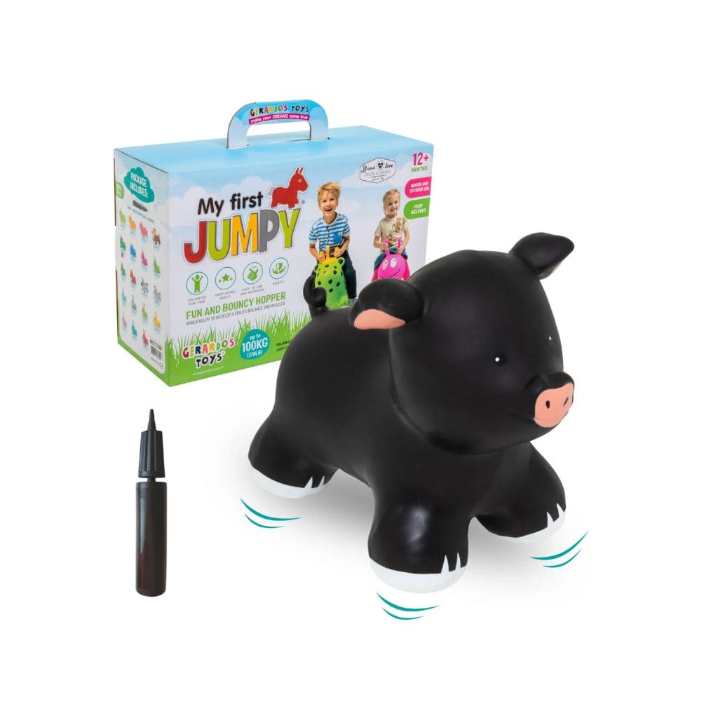 Joeut My First JUMPY  – Black Piggy
