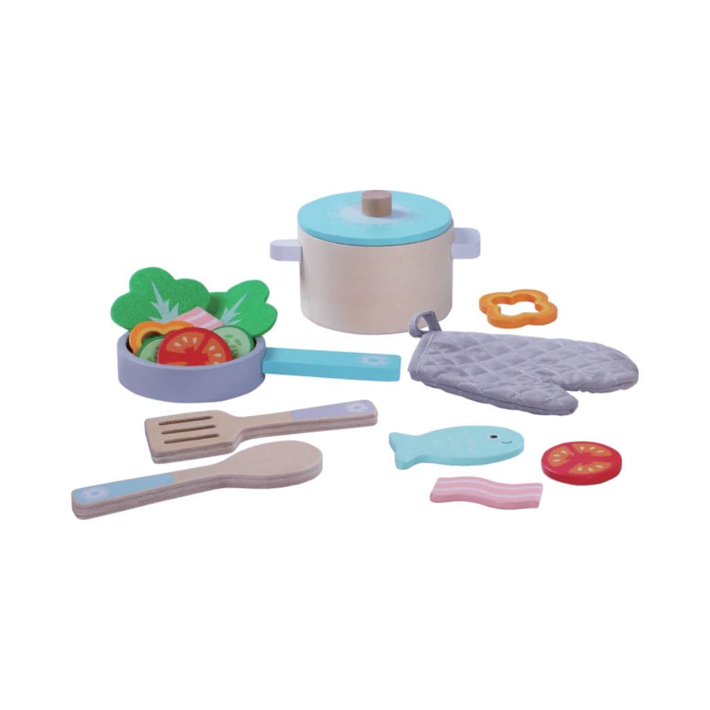 Jouet Ensemble de Cuisine en Bois