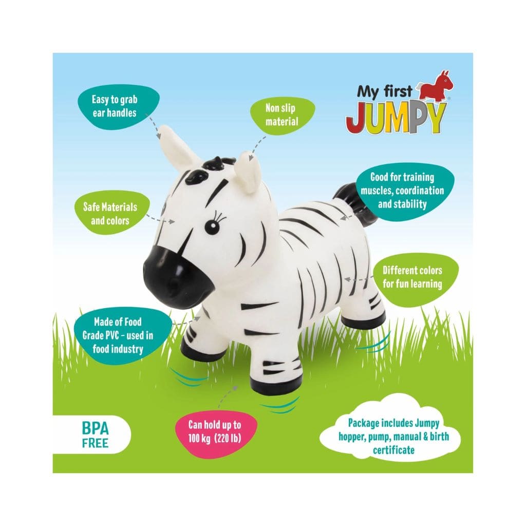 Jouet My First JUMPY – Zebra