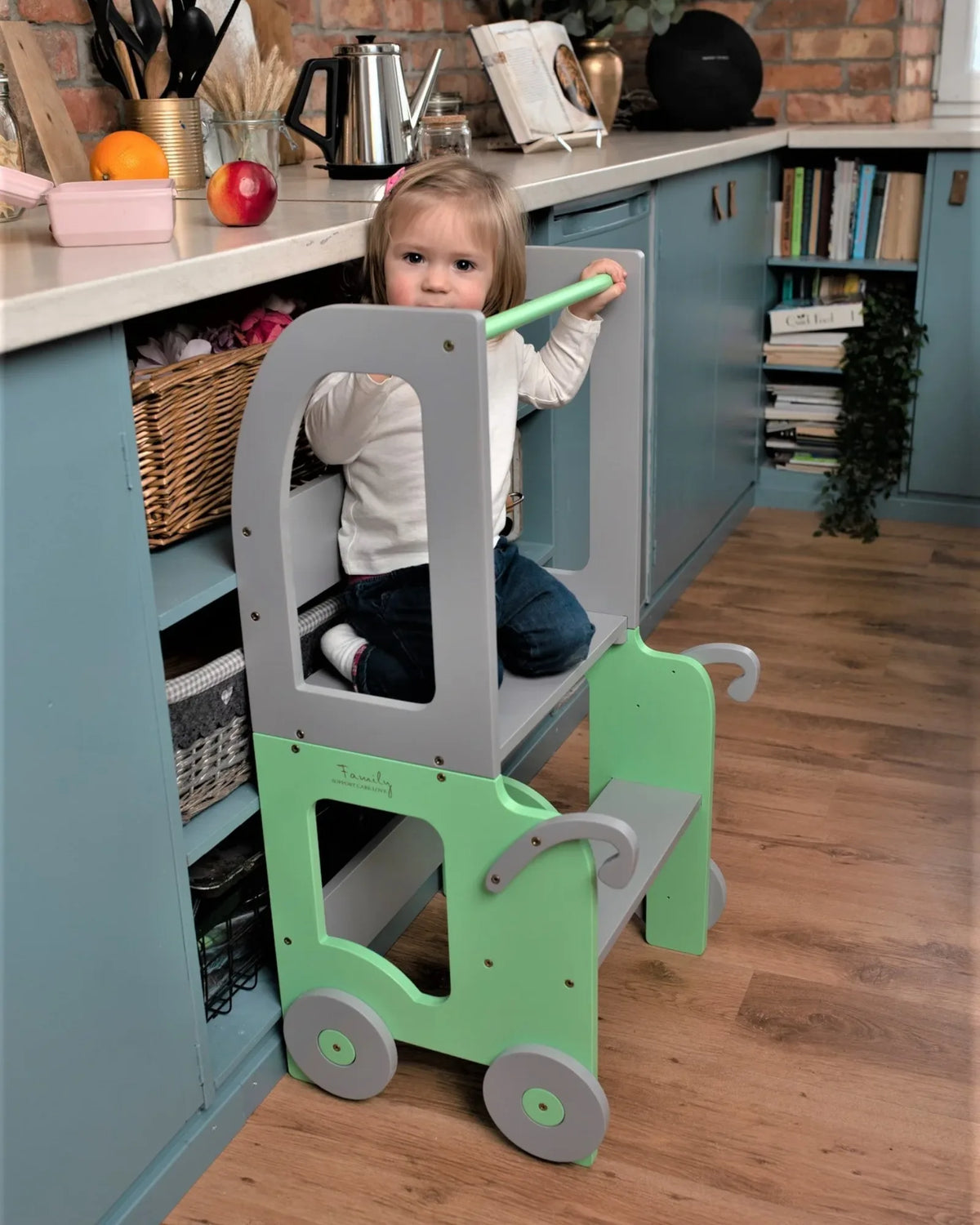Le Chariot — Tour d'Observation 2 - en - 1 Bureau & Éveil – Montessori pour enfant – photo 10