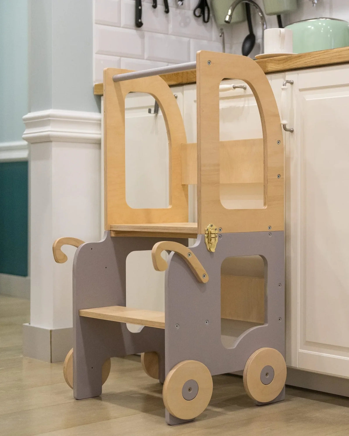 Le Chariot — Tour d'Observation 2 - en - 1 Bureau & Éveil – Montessori pour enfant – photo 11