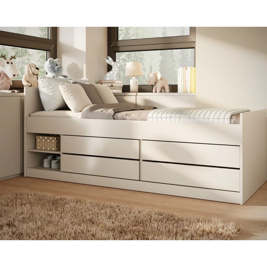 Lit Enfant Leon en Bois – Idéal pour Chambre d'Enfant