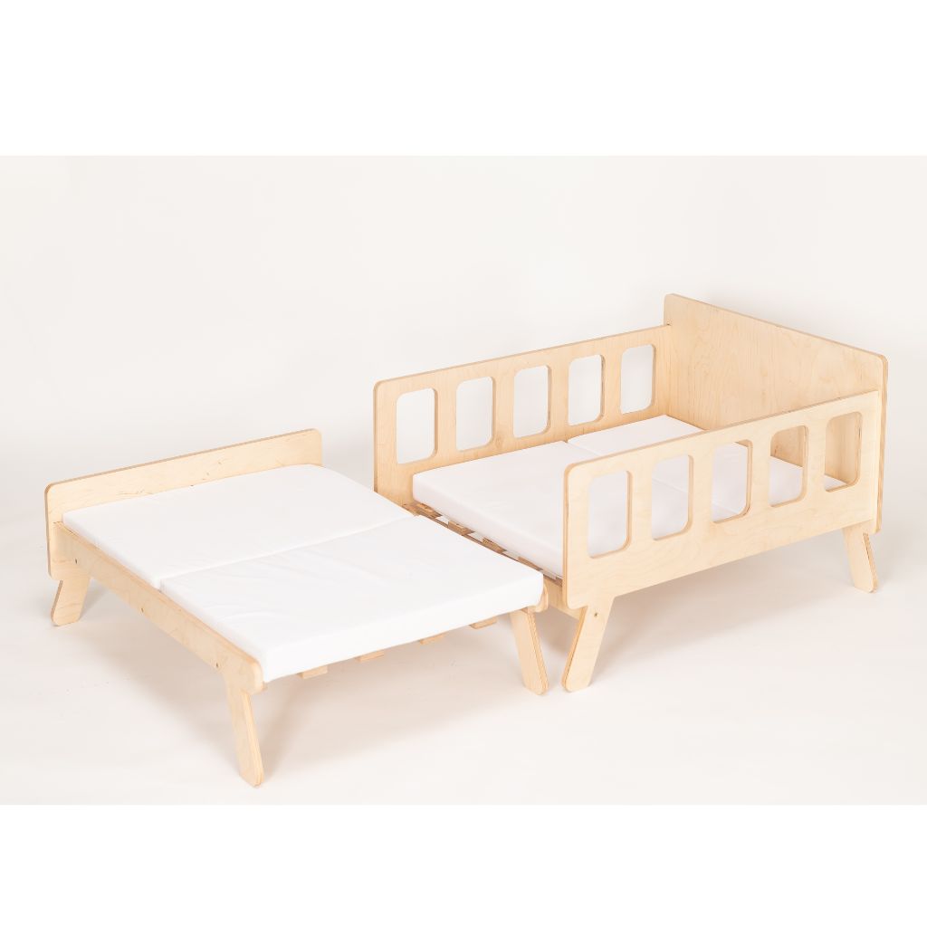 Lit Enfant Transformable avec Rangement - Du Bébé au Junior