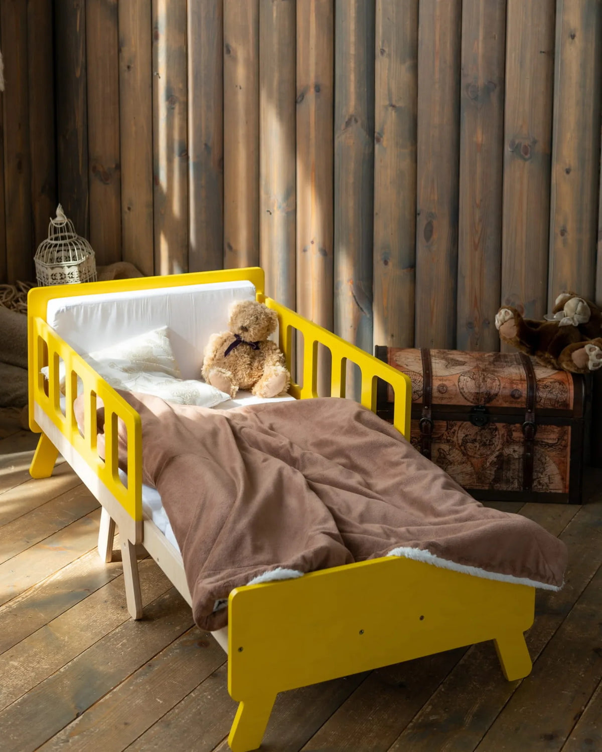 Lit Évolutif Enfant 3-en-1 – Canapé & Lit – Mobilier Montessori pour enfant | Tinitto