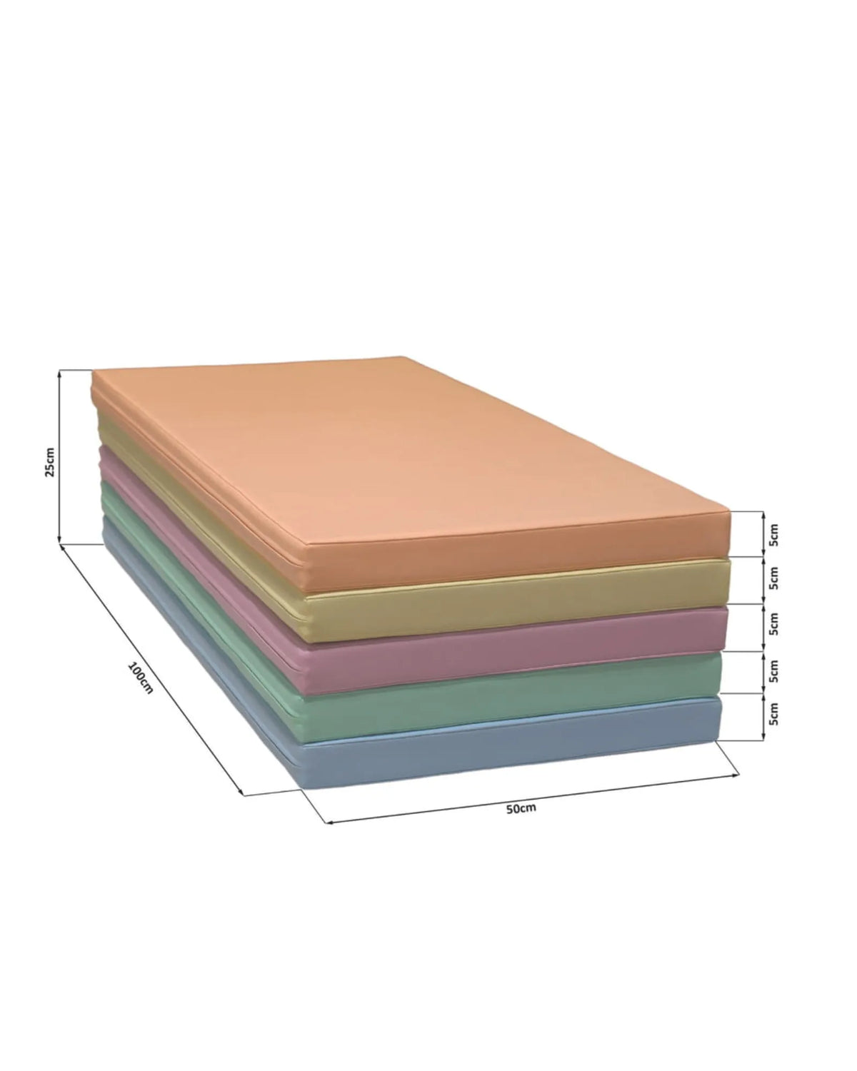 Lot de 5 Tapis de Jeu en Mousse Pastel – Montessori pour enfant – photo 9