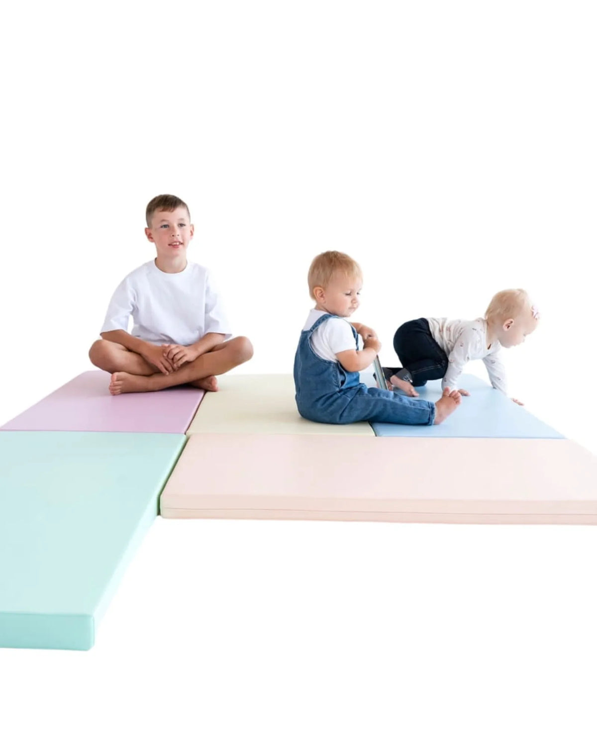 Lot de 5 Tapis de Jeu en Mousse Pastel – Montessori pour enfant – photo 5