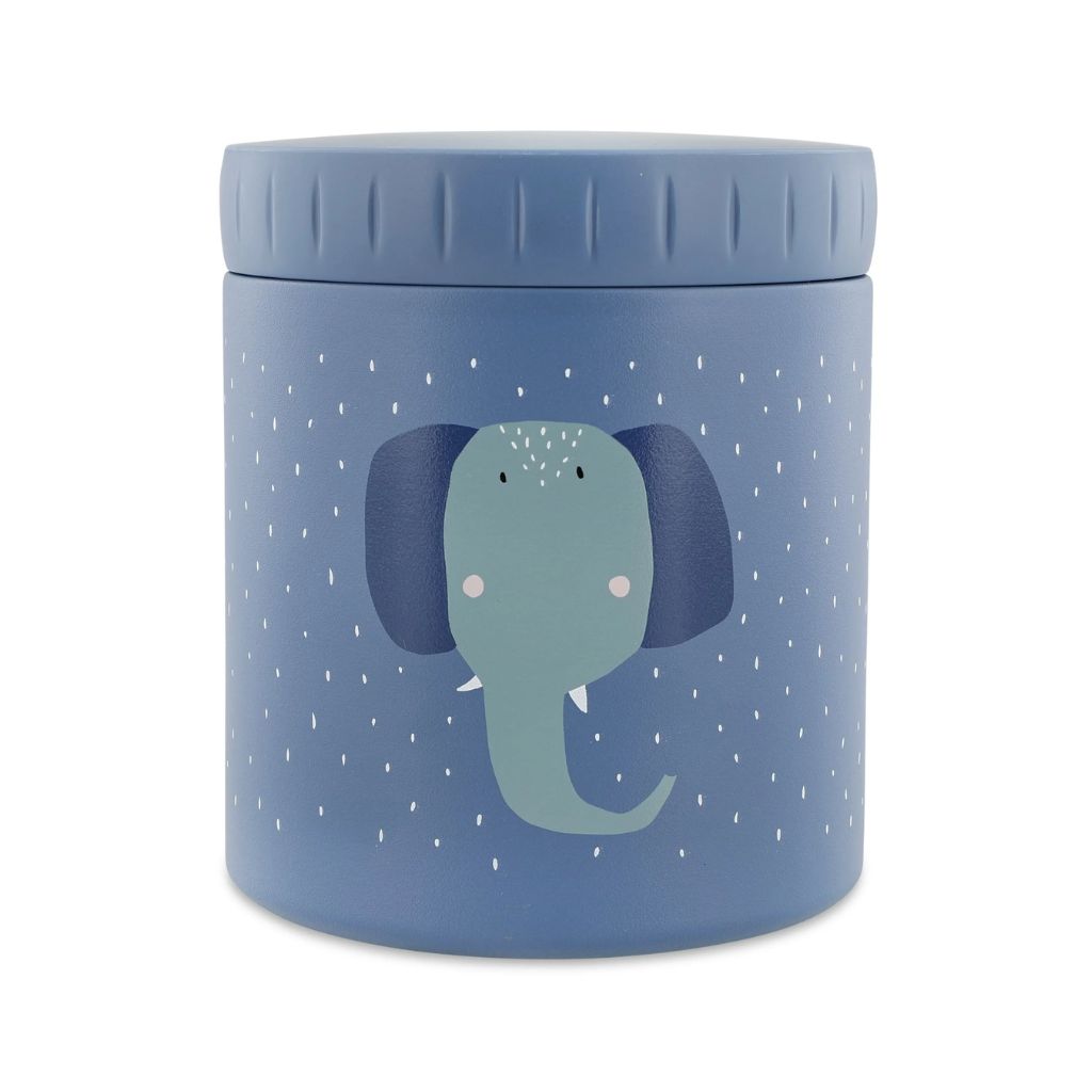 Pot Alimentaire Isotherme  Mrs. Elephant  - Inox 500ml
