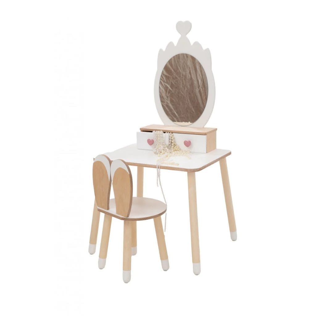 Ma Première Coiffeuse de Princesse – Jouet d'Imitation Couronne