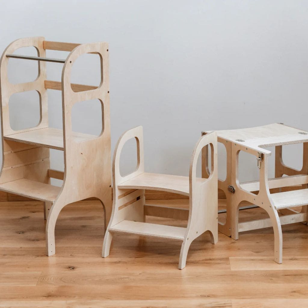 Marchepied Évolutif Enfant MIIMO® -Blanc