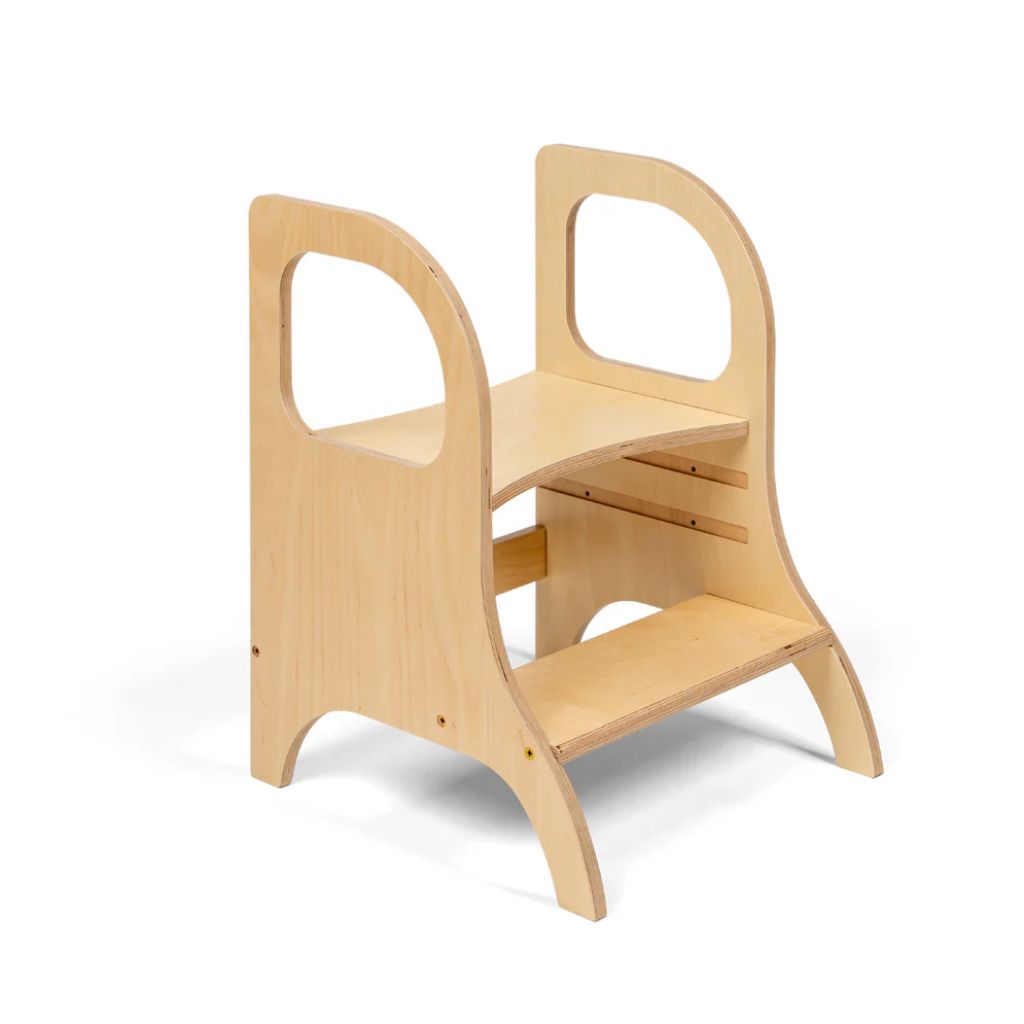 Marchepied Évolutif Enfant MIIMO® - Bois Naturel