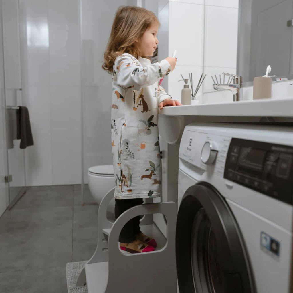 Marchepied Évolutif Enfant MIIMO® - Gris