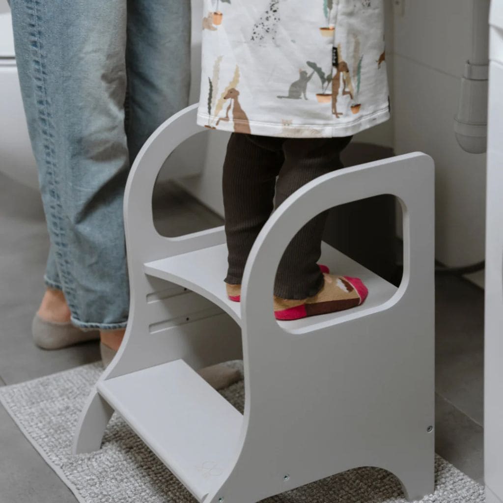 Marchepied Évolutif Enfant MIIMO® - Gris