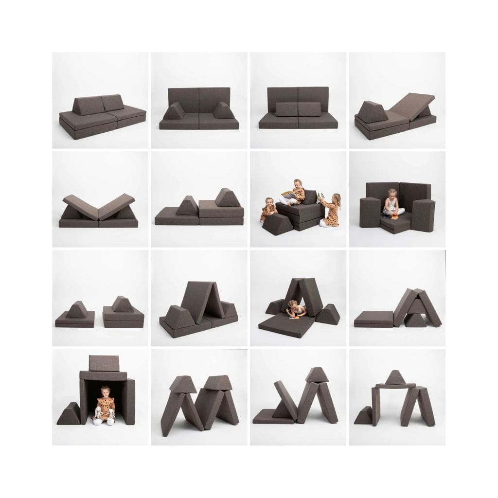 Matelas de Jeu Évolutif - Brun Foncé