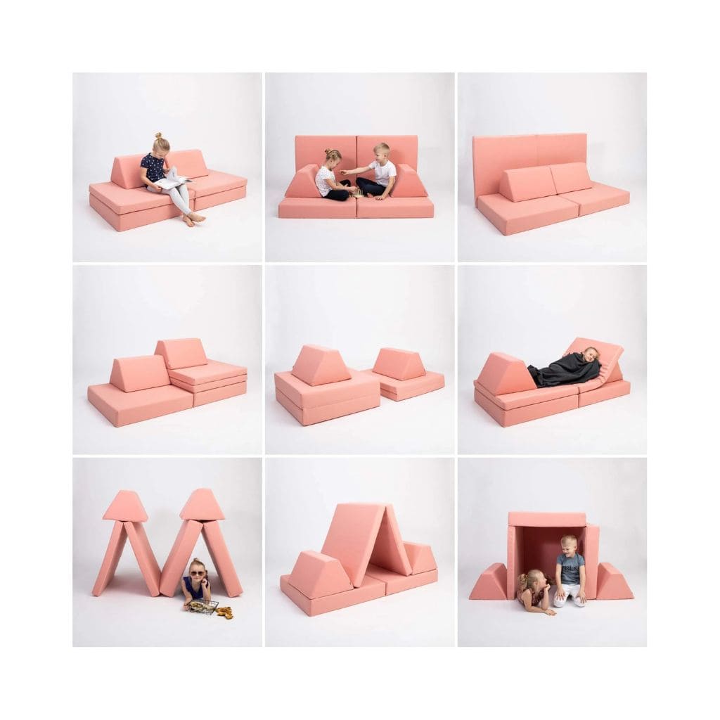 Matelas de Jeu Évolutif  - Rose Saumon
