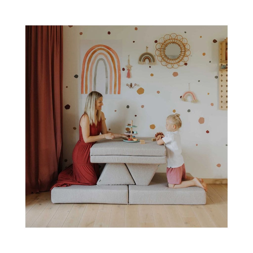 Matelas de Jeu Évolutif – Beige Doux
