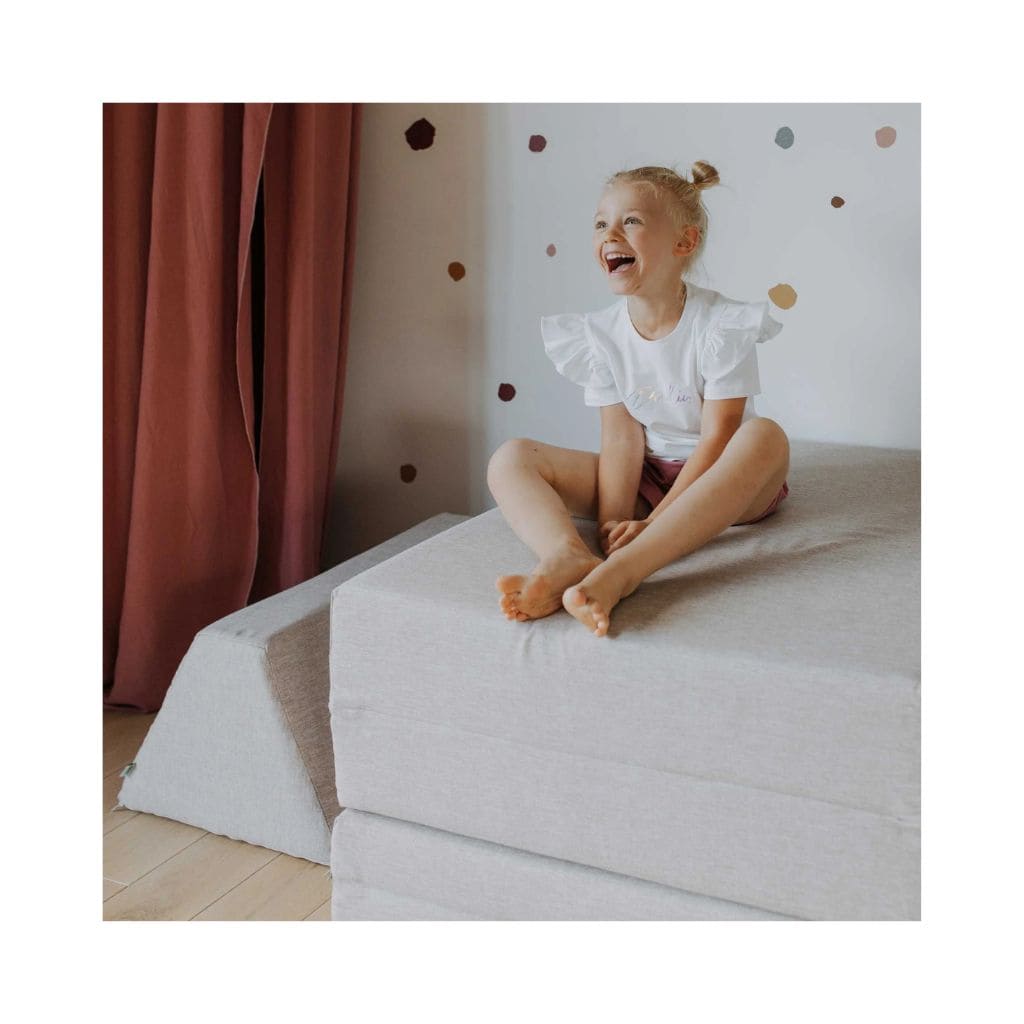 Matelas de Jeu Évolutif – Beige Doux
