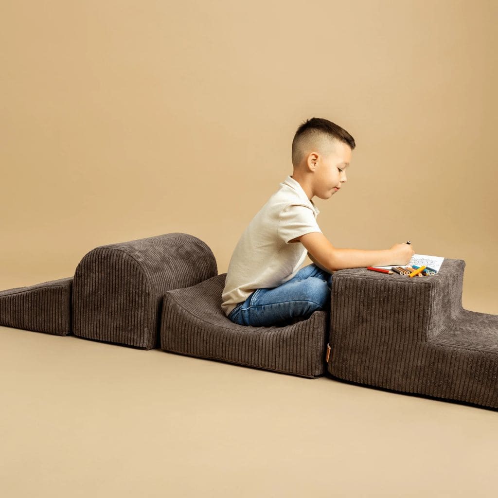 Set de Jeux avec Piscine à Balles MeowBaby®  - Brown & White Pearl