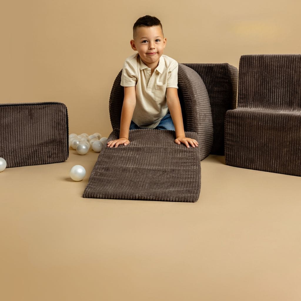 Set de Jeux avec Piscine à Balles MeowBaby®  - Brown & White Pearl