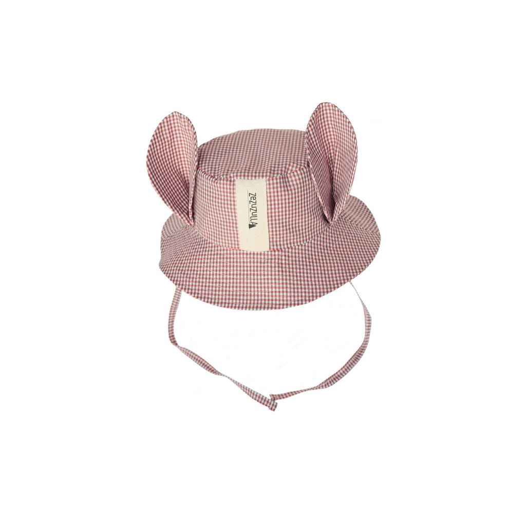 Chapeau Bébé Fantaisie - Oreilles & Chequered