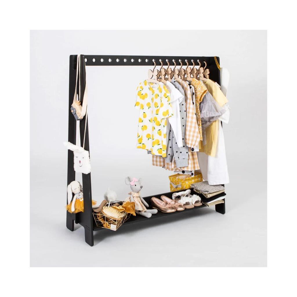 MiniPortant Enfant – Porte-Vêtements avec Cintres