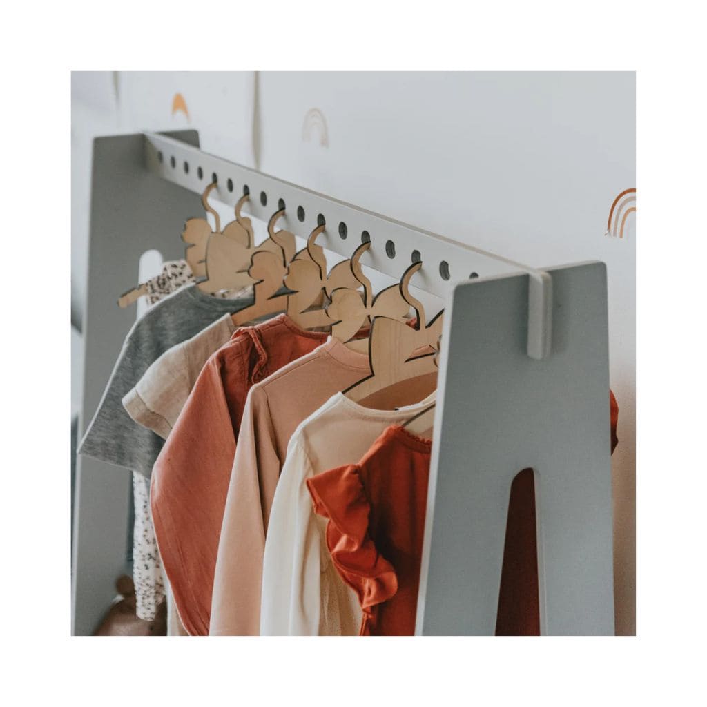 MiniPortant Enfant – Porte-Vêtements avec Cintres
