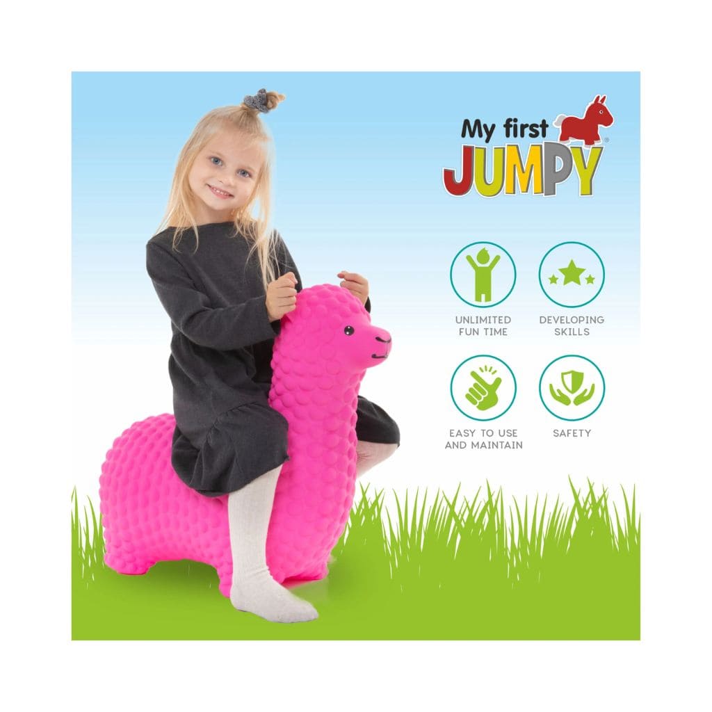 Joeut My First JUMPY – Pink Alpaca