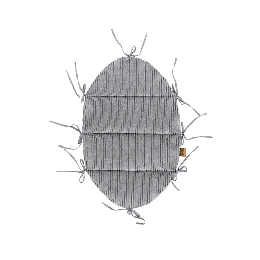 Cocon Bébé avec Protection Tressée - Gris