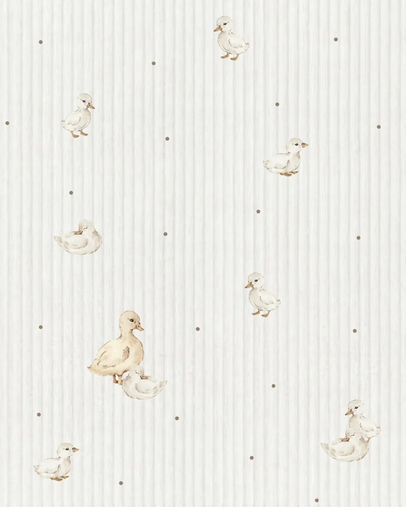Papier Peint Canetons Pastel - Chambre Bébé & Enfant – Montessori pour enfant – photo 1