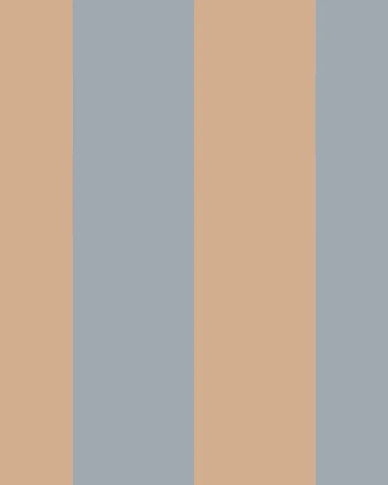 Papier Peint Intissé Rayures Bleu Gris – Style Moderne & Scandinave – Montessori pour enfant – photo 1