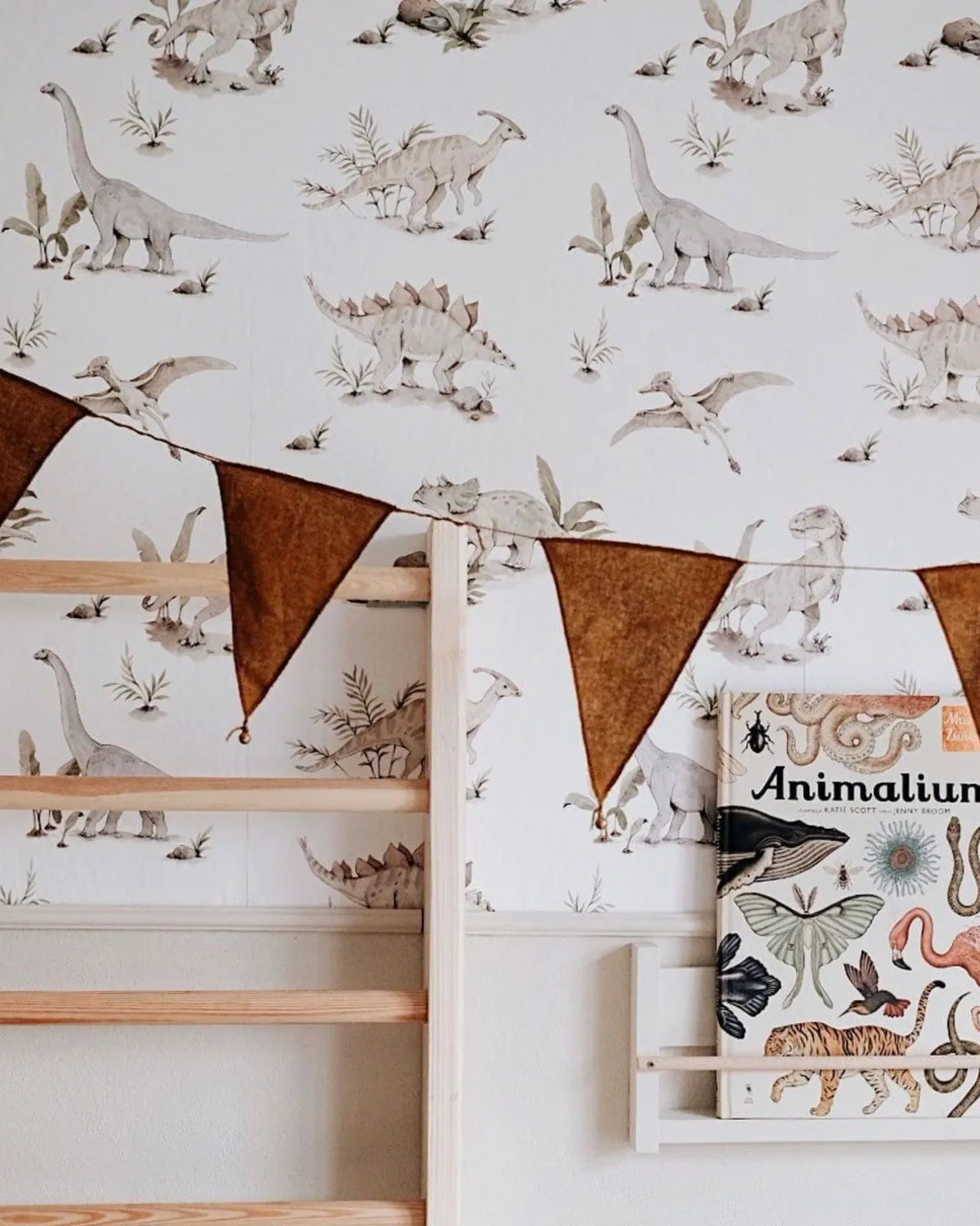 Papier Peint Joyeux Dinosaures – Chambre Garçon – Montessori pour enfant – photo 5