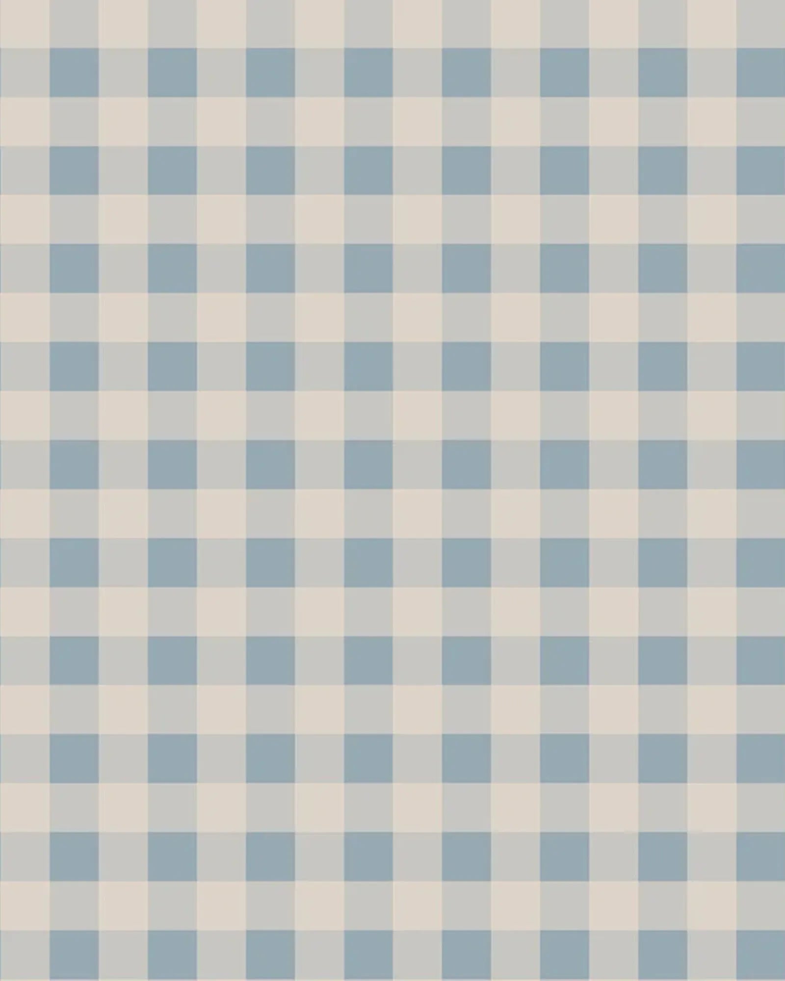 Papier Peint Micro - Carreaux Bleu et Crème – Chambre Bébé Garçon – Montessori pour enfant – photo 1