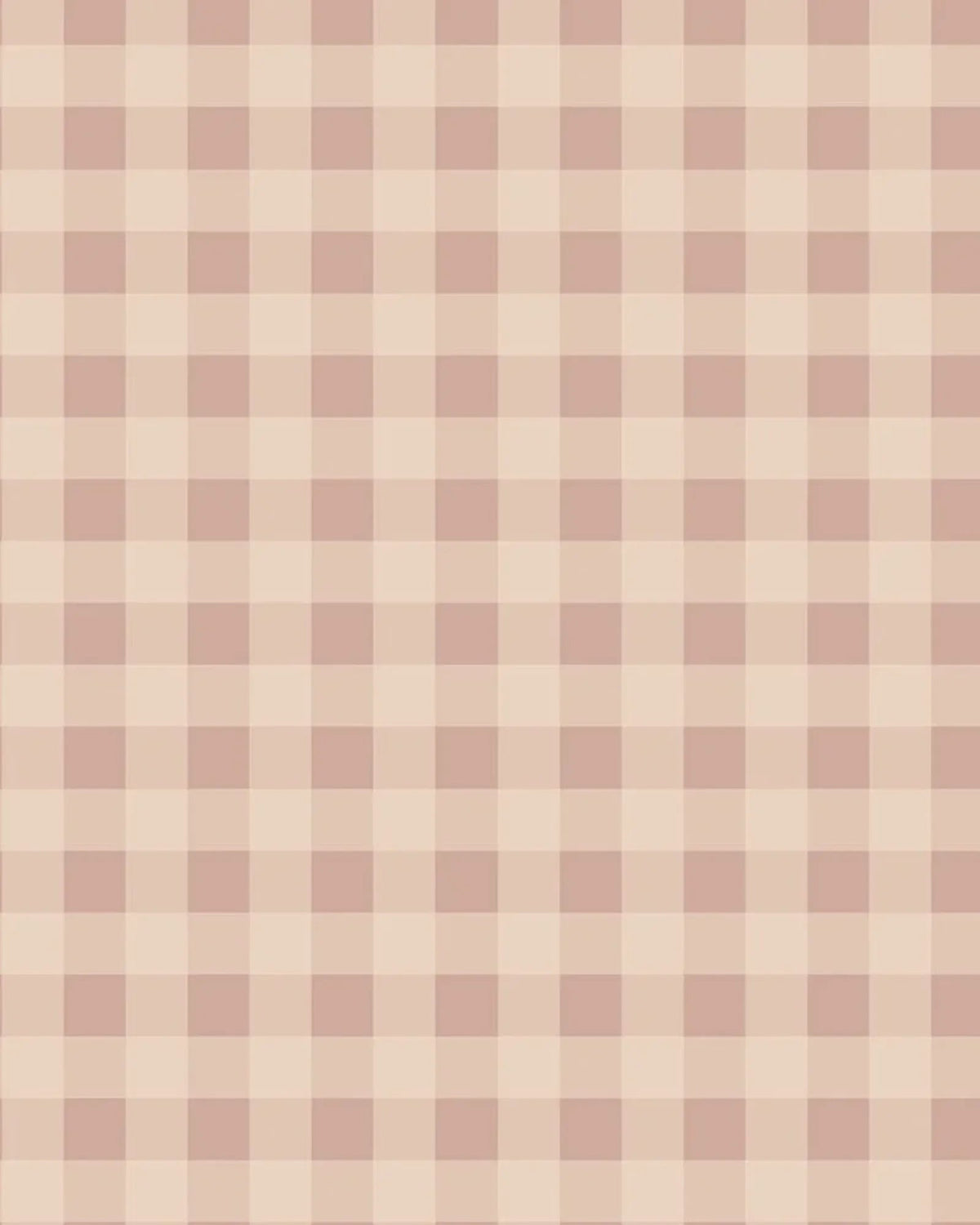 Papier Peint Micro - Carreaux Rose et Crème – Chambre Bébé Fille – Montessori pour enfant – photo 2