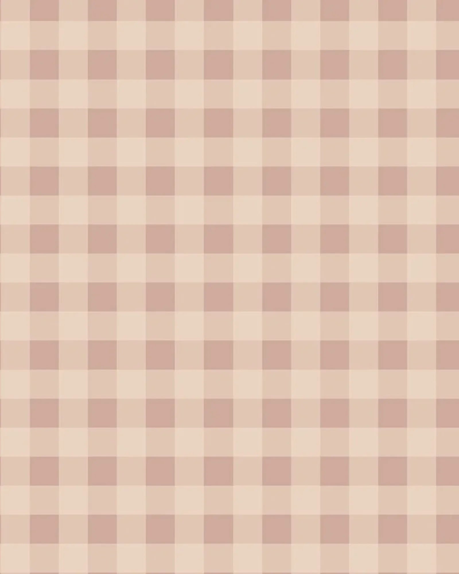 Papier Peint Micro - Carreaux Rose et Crème – Chambre Bébé Fille en 50x140cm | Papier Peint Tinitto – Fabrication européenne