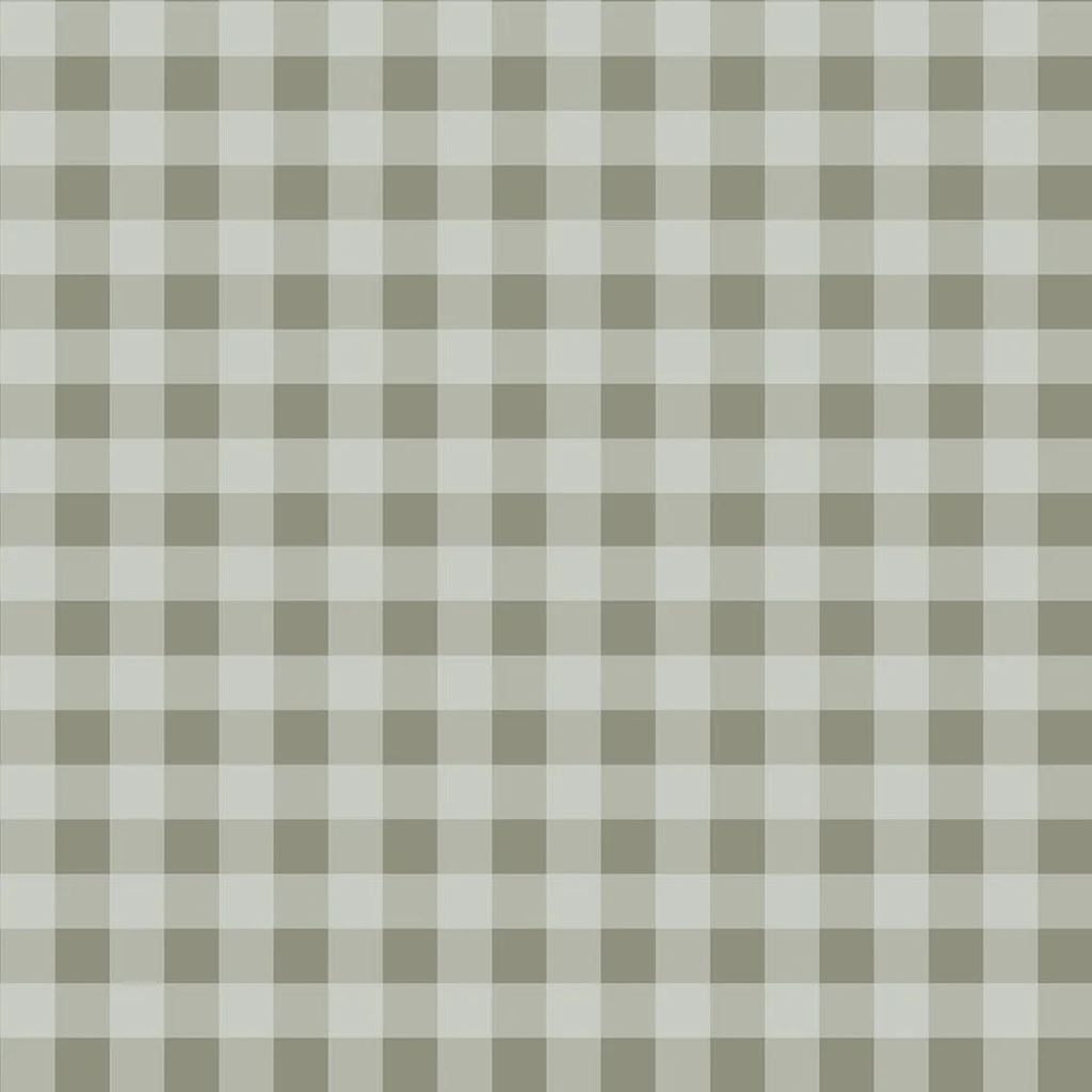 Papier Peint à Carreaux Bleu et Vert Foncé – Style Intissé Tendance