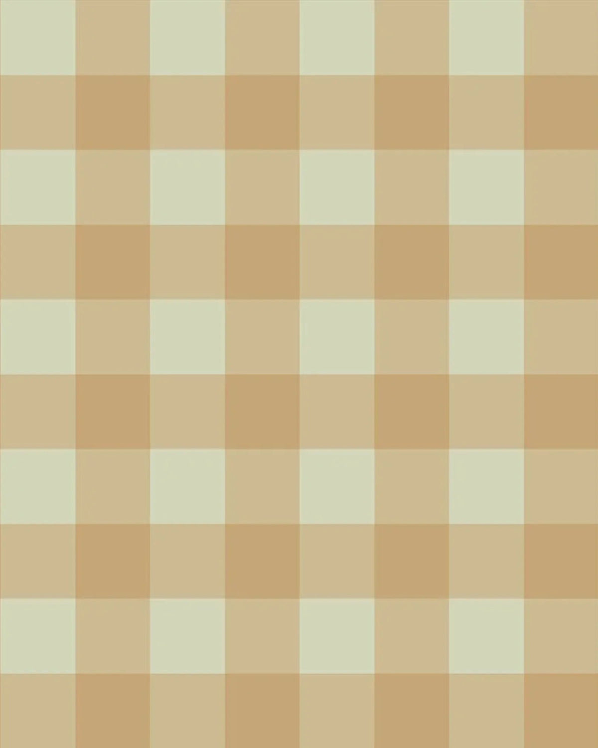 Papier Peint à Carreaux Vert et Marron – Style Vintage Anglais – Montessori pour enfant – photo 2