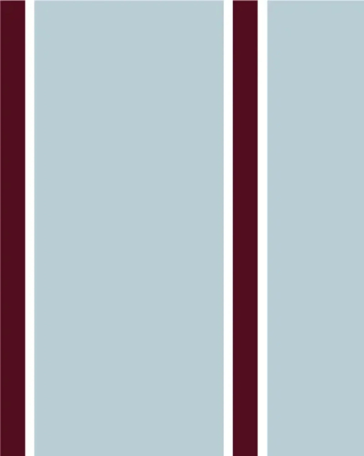 Papier Peint Rayures Bleues Larges – Collection Maya – Montessori pour enfant – photo 2