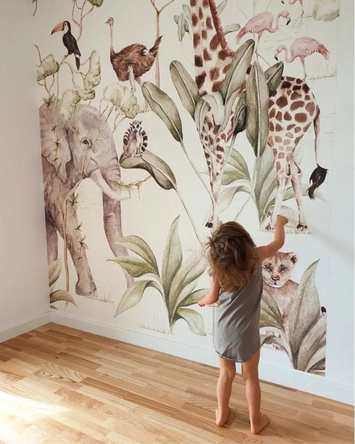Papier Peint Savane africaine - animaux sauvages – Montessori pour enfant – photo 11