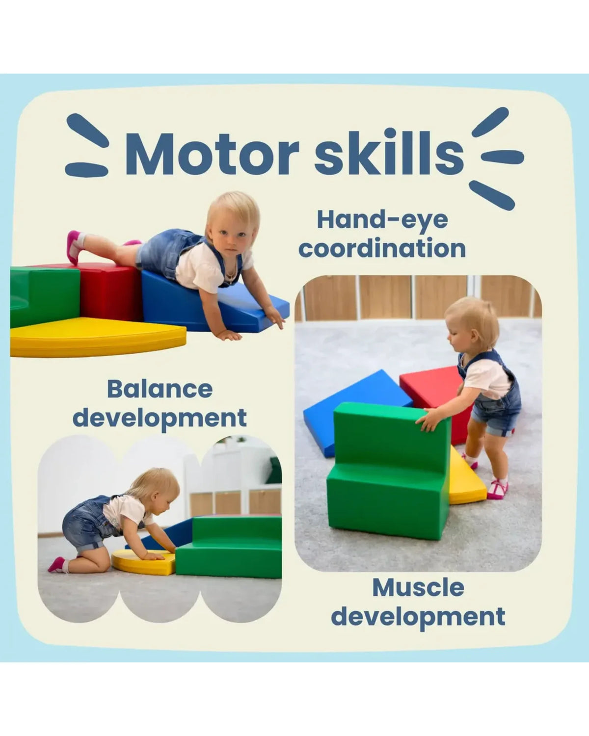 Parcours d'Éveil "Discoverer" – Set 7 Blocs (6 - 36 mois) – Montessori pour enfant – photo 15
