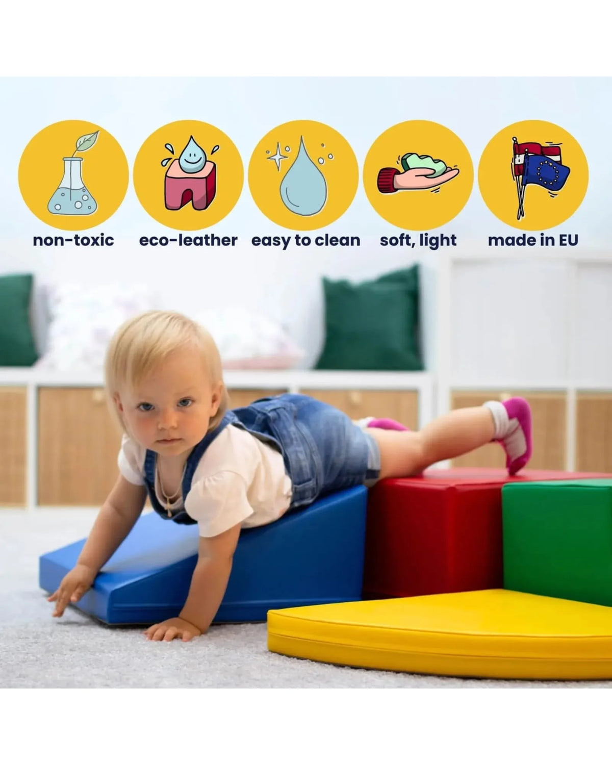 Parcours d'Éveil "Discoverer" – Set 7 Blocs (6 - 36 mois) – Montessori pour enfant – photo 14